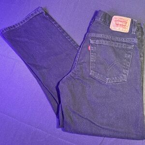 Levi's Kids 550 Black Straight Jeans 10H 30W 26L